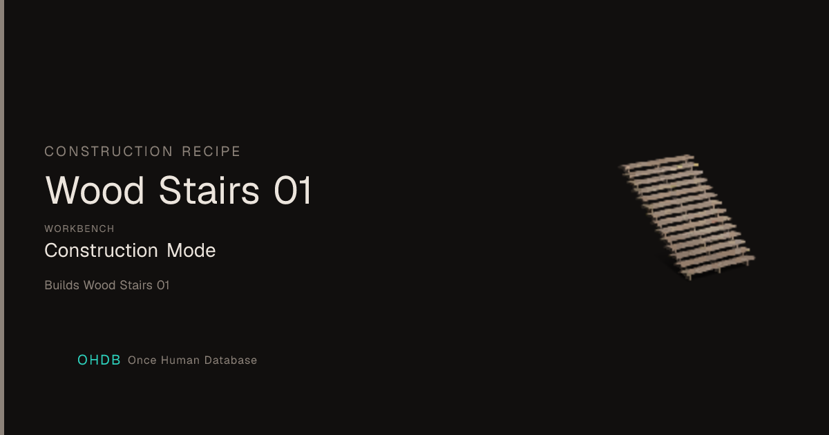 Wood Stairs 01