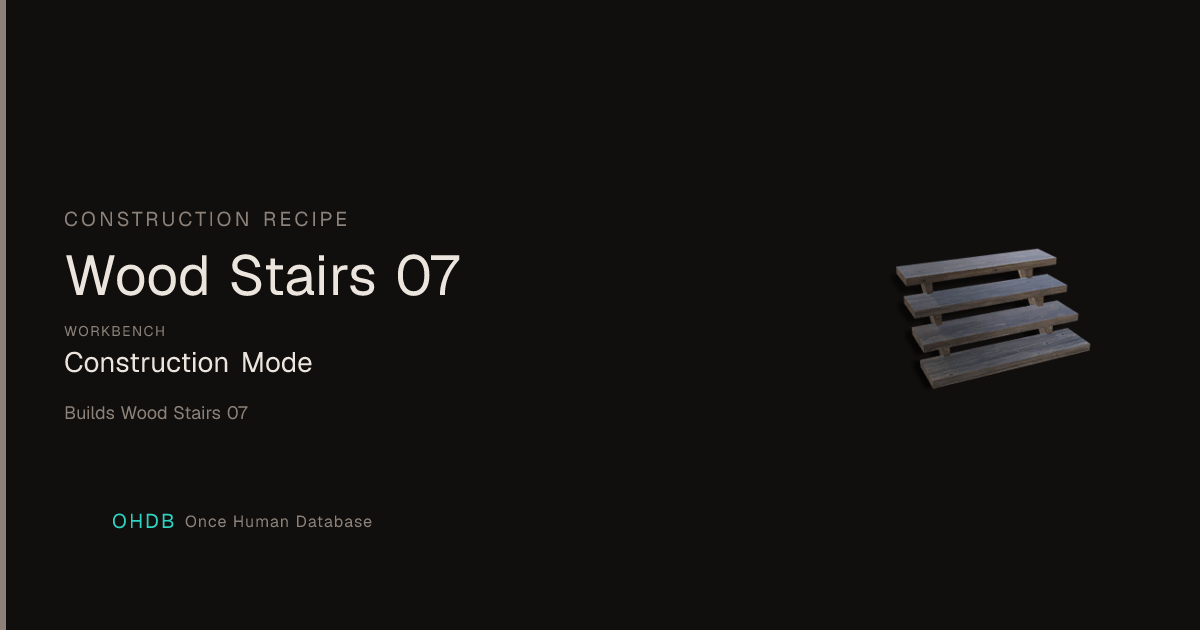 Wood Stairs 07