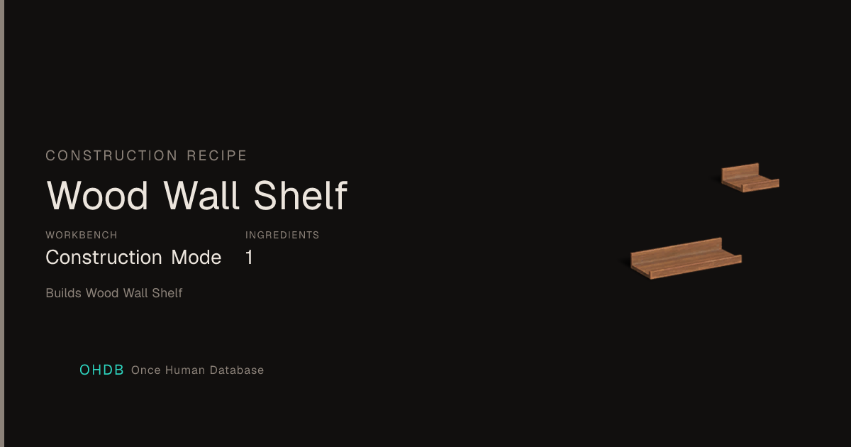 Wood Wall Shelf
