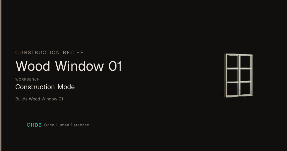 Wood Window 01