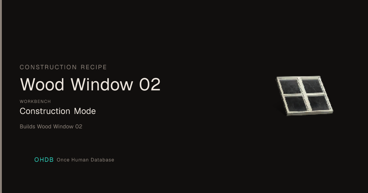 Wood Window 02