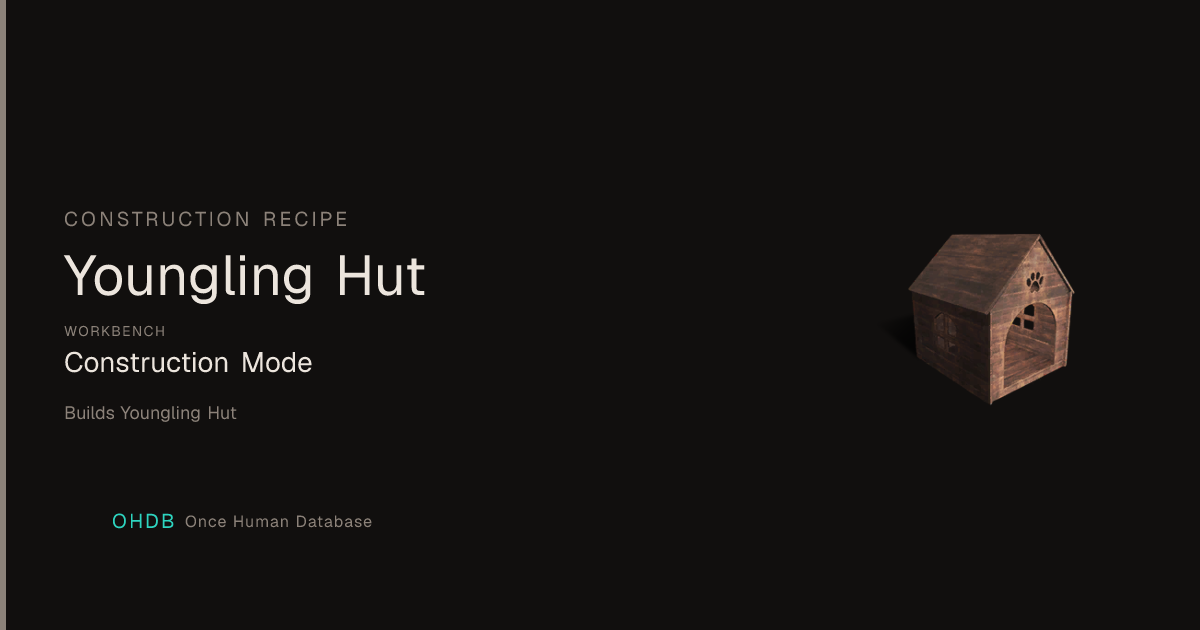 Youngling Hut