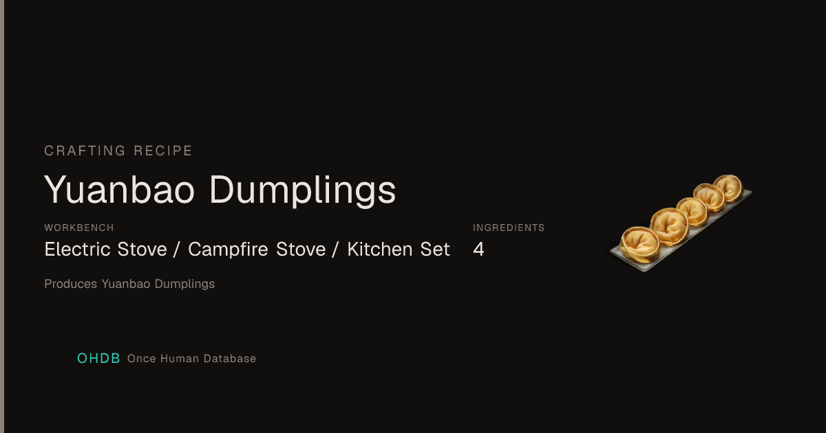 Yuanbao Dumplings